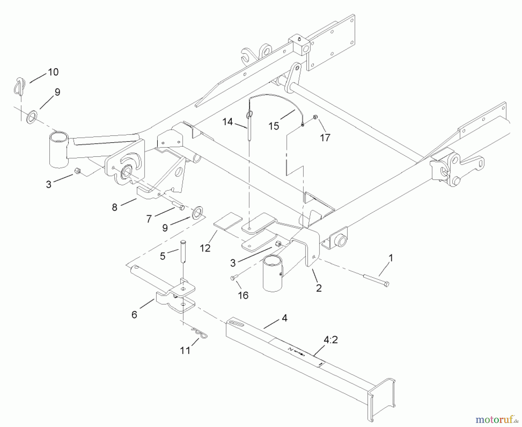  Zerto-Turn Mäher 74250 (Z587L) - Toro Z Master Mower, 60