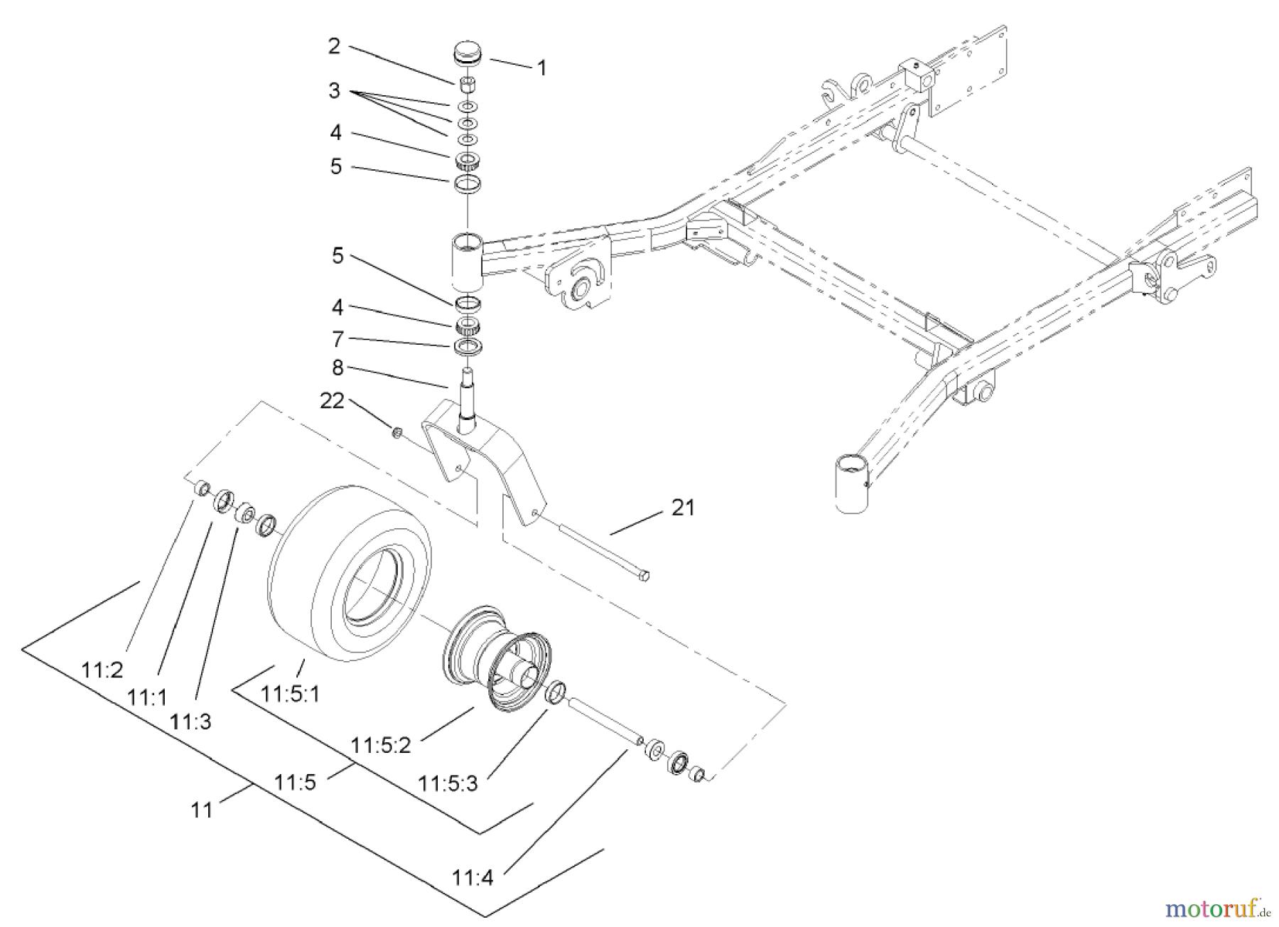  Zerto-Turn Mäher 74251 (Z587L) - Toro Z Master Mower, 60