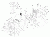 Zerto-Turn Mäher 74251 (Z587L) - Toro Z Master Mower, 60" TURBO FORCE Side Discharge Deck (SN: 240000001 - 240999999) (2004) Ersatzteile COOLING MOUNTING FRAME ASSEMBLY