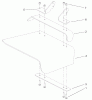 Zerto-Turn Mäher 74251 (Z587L) - Toro Z Master Mower, 60" TURBO FORCE Side Discharge Deck (SN: 240000001 - 240999999) (2004) Ersatzteile RUBBER DEFLECTOR ASSEMBLY NO. 106-3249