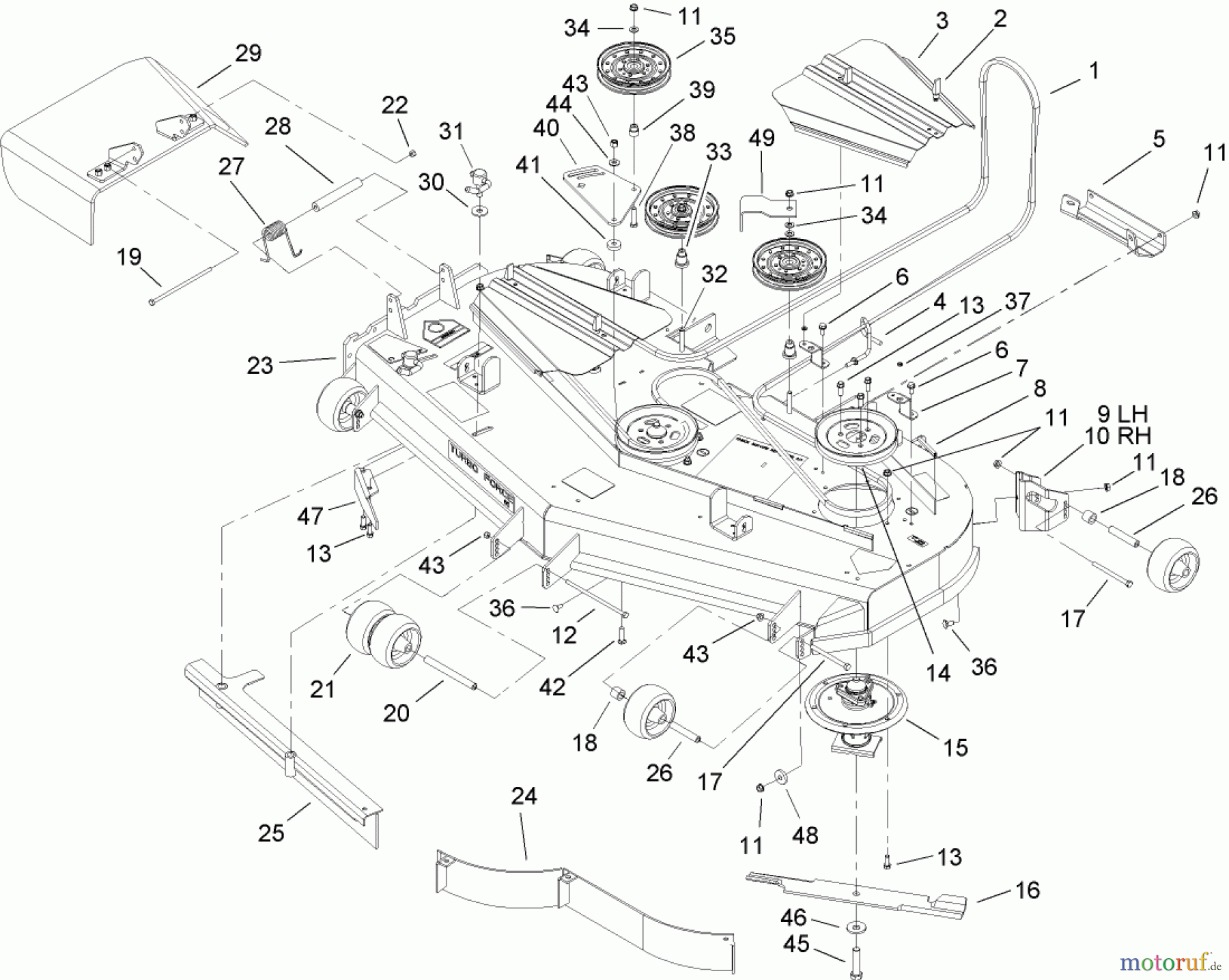  Zerto-Turn Mäher 74251 (Z587L) - Toro Z Master Mower, 60