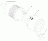 Zerto-Turn Mäher 74251 (Z587L) - Toro Z Master Mower, 60" TURBO FORCE Side Discharge Deck (SN: 250000001 - 250999999) (2005) Ersatzteile AIR CLEANER ASSEMBLY NO. 95-5805