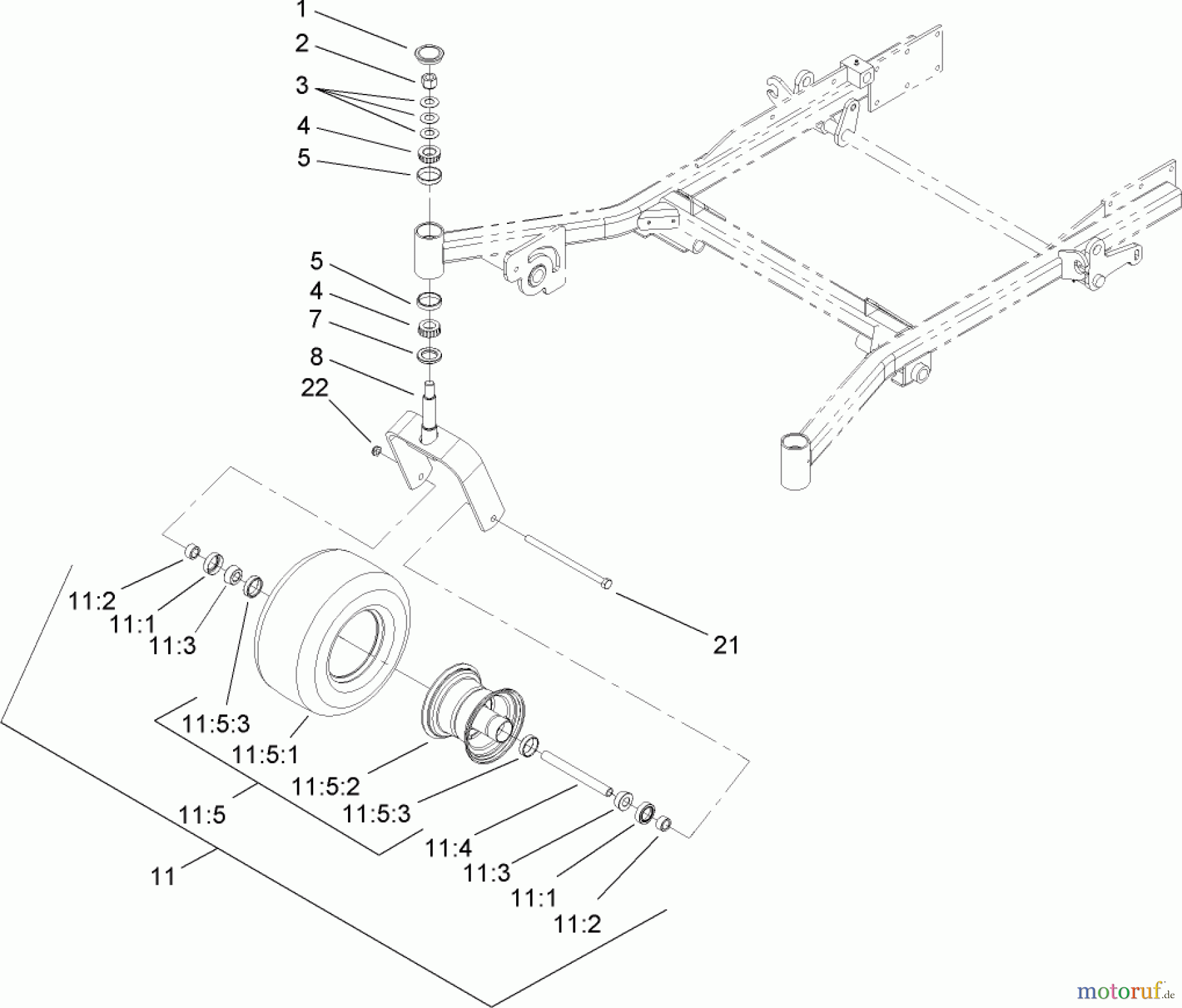  Zerto-Turn Mäher 74251 (Z587L) - Toro Z Master Mower, 60