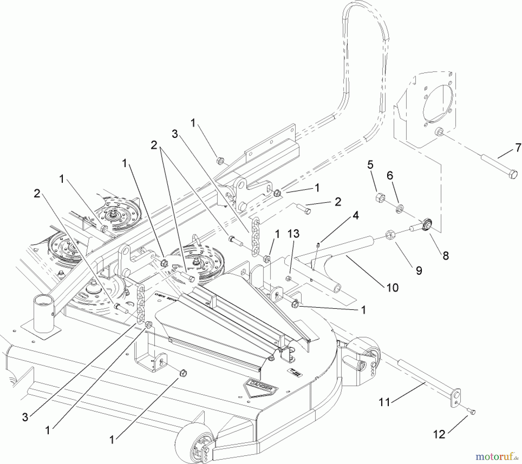  Zerto-Turn Mäher 74251 (Z587L) - Toro Z Master Mower, 60