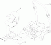 Zerto-Turn Mäher 74251 (Z587L) - Toro Z Master Mower, 60" TURBO FORCE Side Discharge Deck (SN: 260000001 - 260999999) (2006) Ersatzteile SEAT AND ROLL-OVER-PROTECTION-SYSTEM ASSEMBLY