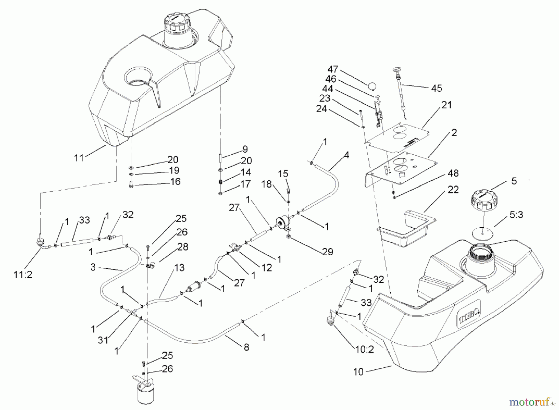  Zerto-Turn Mäher 74252 (Z587L) - Toro Z Master Mower, 72