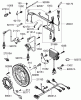 Zerto-Turn Mäher 74253 (Z580) - Toro Z Master Mower, 60" TURBO FORCE Side Discharge Deck (SN: 280000001 - 280999999) (2008) Ersatzteile ELECTRIC EQUIPMENT ASSEMBLY KAWASAKI FD791D-AS07