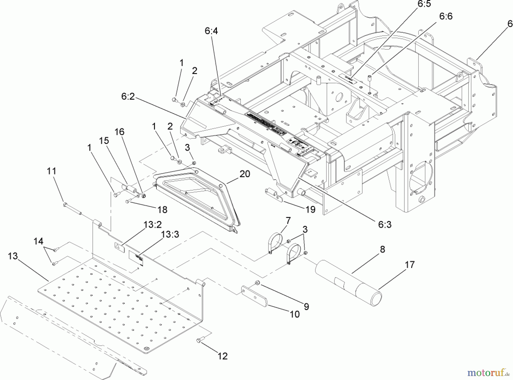  Zerto-Turn Mäher 74253 (Z580) - Toro Z Master Mower, 60