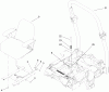 Zerto-Turn Mäher 74253 (Z589) - Toro Z Master Mower, 60" TURBO FORCE Side Discharge Deck (SN: 270000001 - 270999999) (2007) Ersatzteile SEAT AND ROLL-OVER PROTECTION SYSTEM ASSEMBLY