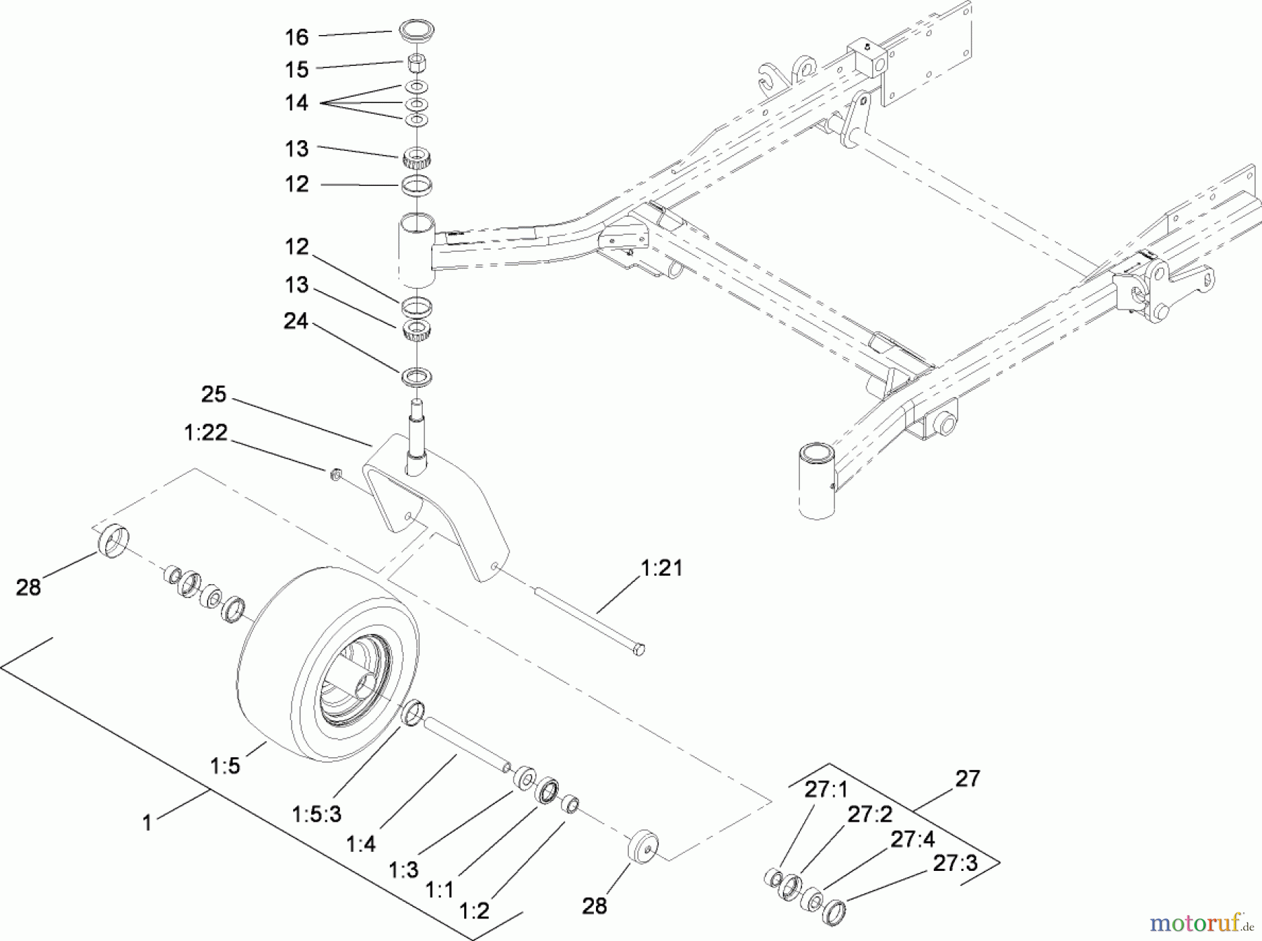  Zerto-Turn Mäher 74254 (Z580) - Toro Z Master Mower, 72