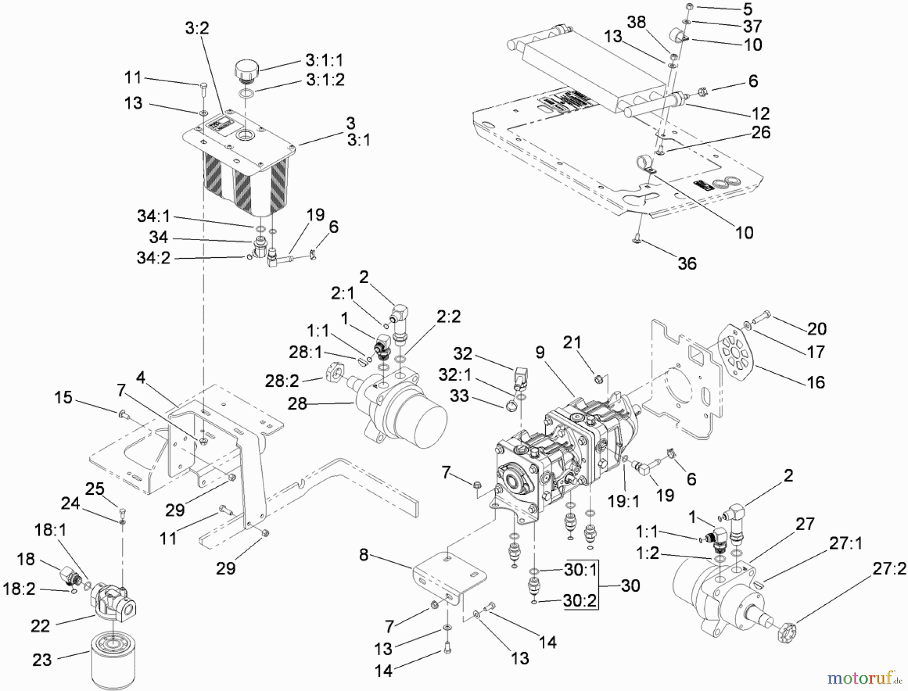  Zerto-Turn Mäher 74254 (Z580) - Toro Z Master Mower, 72