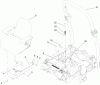 Zerto-Turn Mäher 74254 (Z589) - Toro Z Master Mower, 72" TURBO FORCE Side Discharge Deck (SN: 270000001 - 270999999) (2007) Ersatzteile SEAT AND ROLL-OVER PROTECTION SYSTEM ASSEMBLY