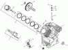 Zerto-Turn Mäher 74255 (Z588E) - Toro Z Master Mower, 60" TURBO FORCE Side Discharge Deck (SN: 260000109 - 260999999) (2006) Ersatzteile CRANKCASE ASSEMBLY KOHLER CH745-0012