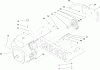 Zerto-Turn Mäher 74255 (Z588E) - Toro Z Master Mower, 60" TURBO FORCE Side Discharge Deck (SN: 260000109 - 260999999) (2006) Ersatzteile ENGINE AND CLUTCH ASSEMBLY