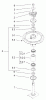 Zerto-Turn Mäher 74256 (Z588E) - Toro Z Master Mower, 72" TURBO FORCE Side Discharge Deck (SN: 240000001 - 240999999) (2004) Ersatzteile SPINDLE ASSEMBLY NO. 106-3217