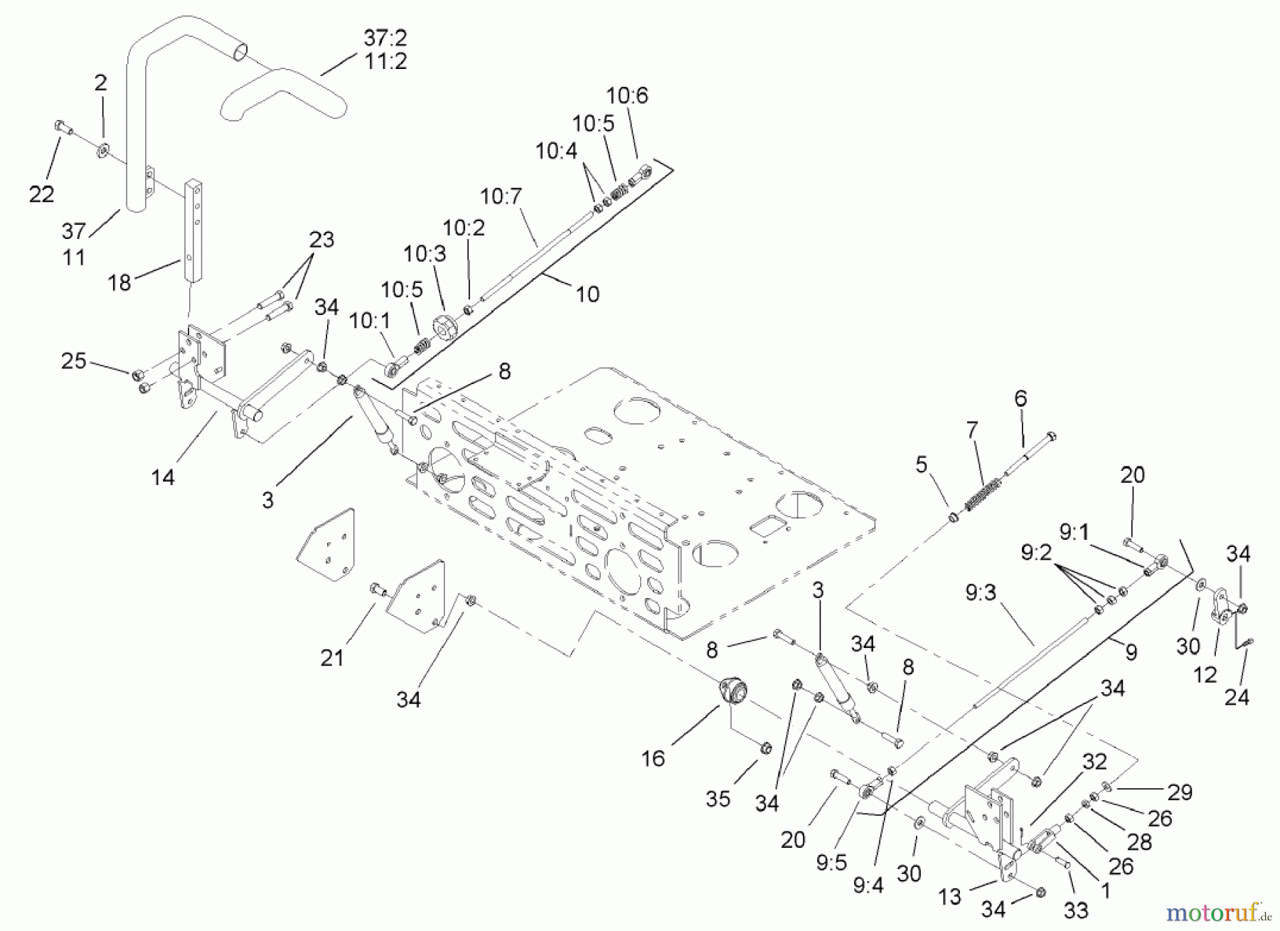  Zerto-Turn Mäher 74256 (Z588E) - Toro Z Master Mower, 72