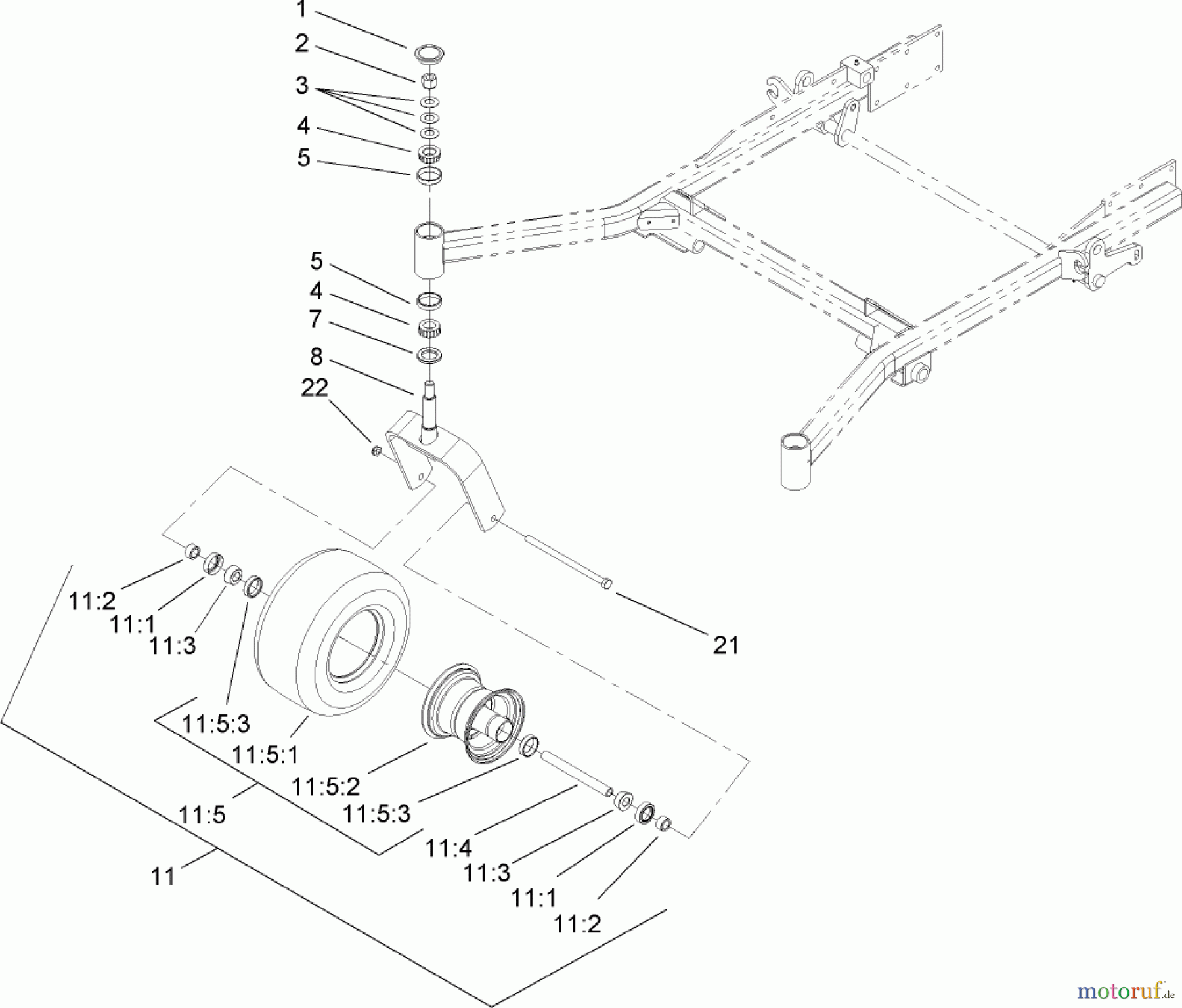  Zerto-Turn Mäher 74256 (Z588E) - Toro Z Master Mower, 72