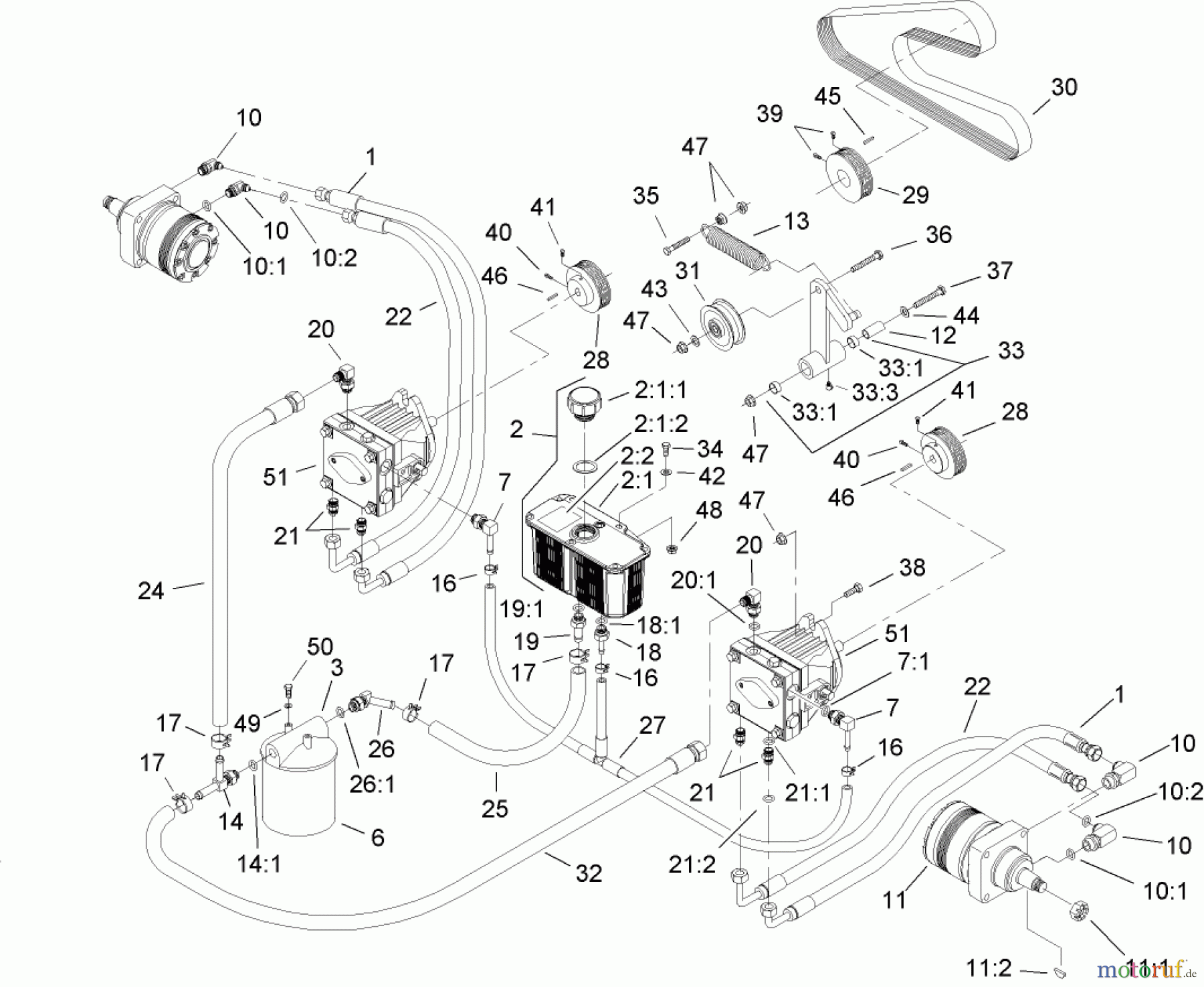  Zerto-Turn Mäher 74256 (Z588E) - Toro Z Master Mower, 72