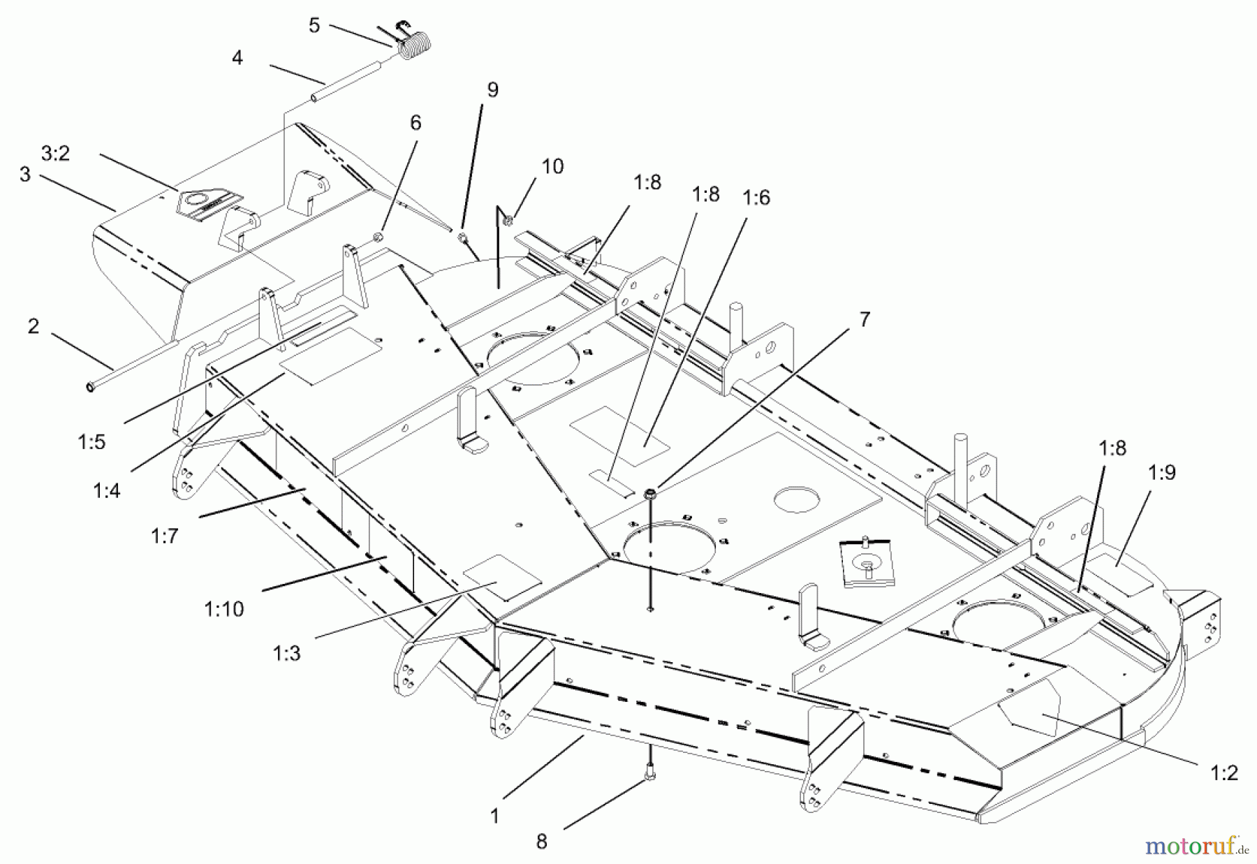  Zerto-Turn Mäher 74258 (Z288E) - Toro Z Master Mower, 62