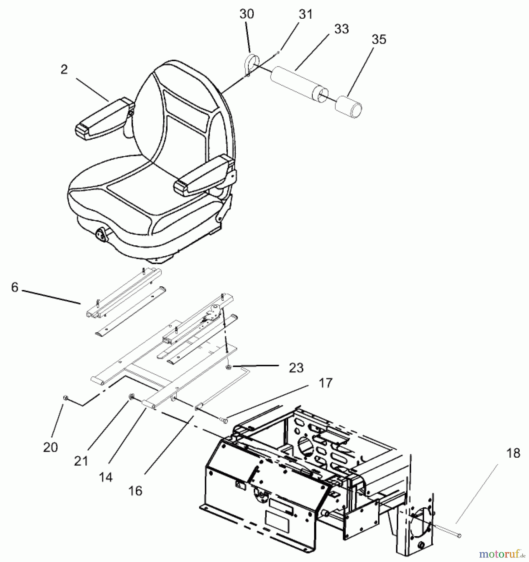  Zerto-Turn Mäher 74258 (Z288E) - Toro Z Master Mower, 62