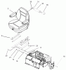 Zerto-Turn Mäher 74258 (Z288E) - Toro Z Master Mower, 62" SFS Side Discharge Deck (SN: 230000001 - 230999999) (2003) Ersatzteile SEAT ASSEMBLY