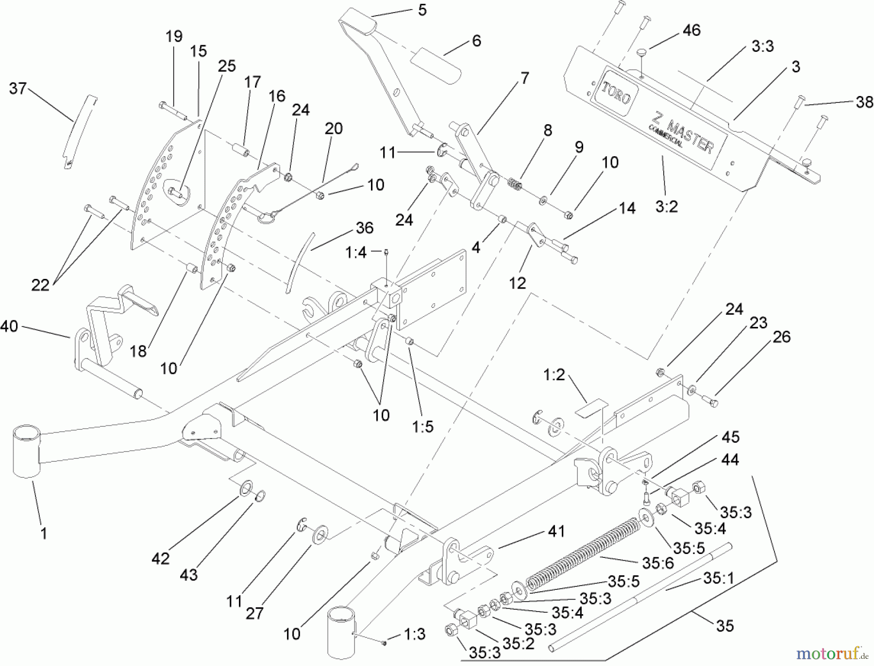  Zerto-Turn Mäher 74262 (Z500) - Toro Z Master Mower, 60