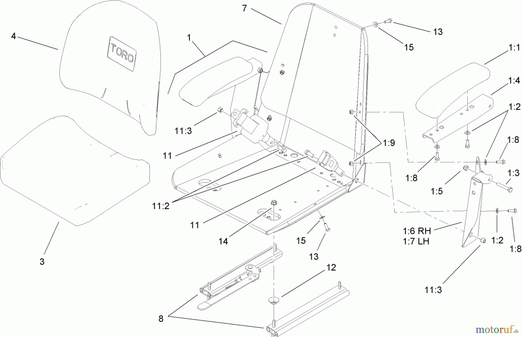  Zerto-Turn Mäher 74262 (Z500) - Toro Z Master Mower, 60