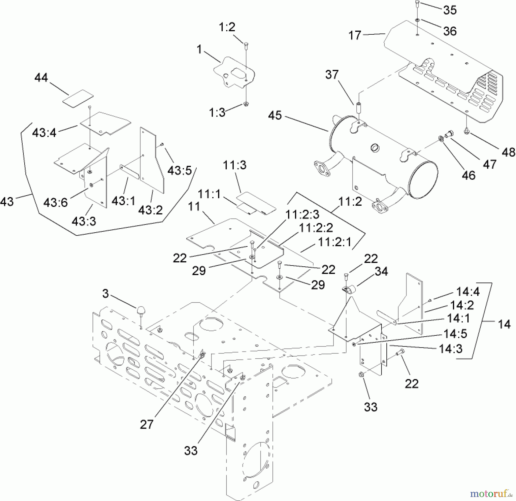  Zerto-Turn Mäher 74263 (Z557) - Toro Z Master Mower, 72