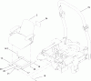 Zerto-Turn Mäher 74263 (Z560) - Toro Z Master Mower, 72" TURBO FORCE Side Discharge Deck (SN: 270002001 - 270999999) (2007) Ersatzteile SEAT AND ROLL-OVER PROTECTION SYSTEM ASSEMBLY