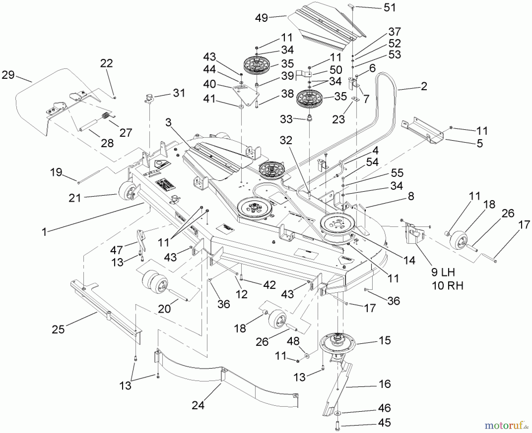  Zerto-Turn Mäher 74263CP (Z560) - Toro Z Master Mower, 72