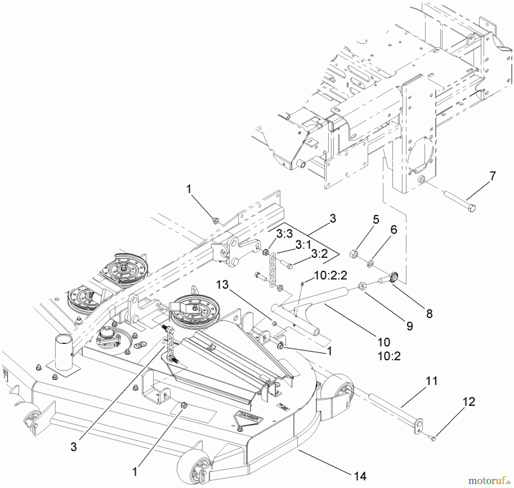  Zerto-Turn Mäher 74263CP (Z560) - Toro Z Master Mower, 72