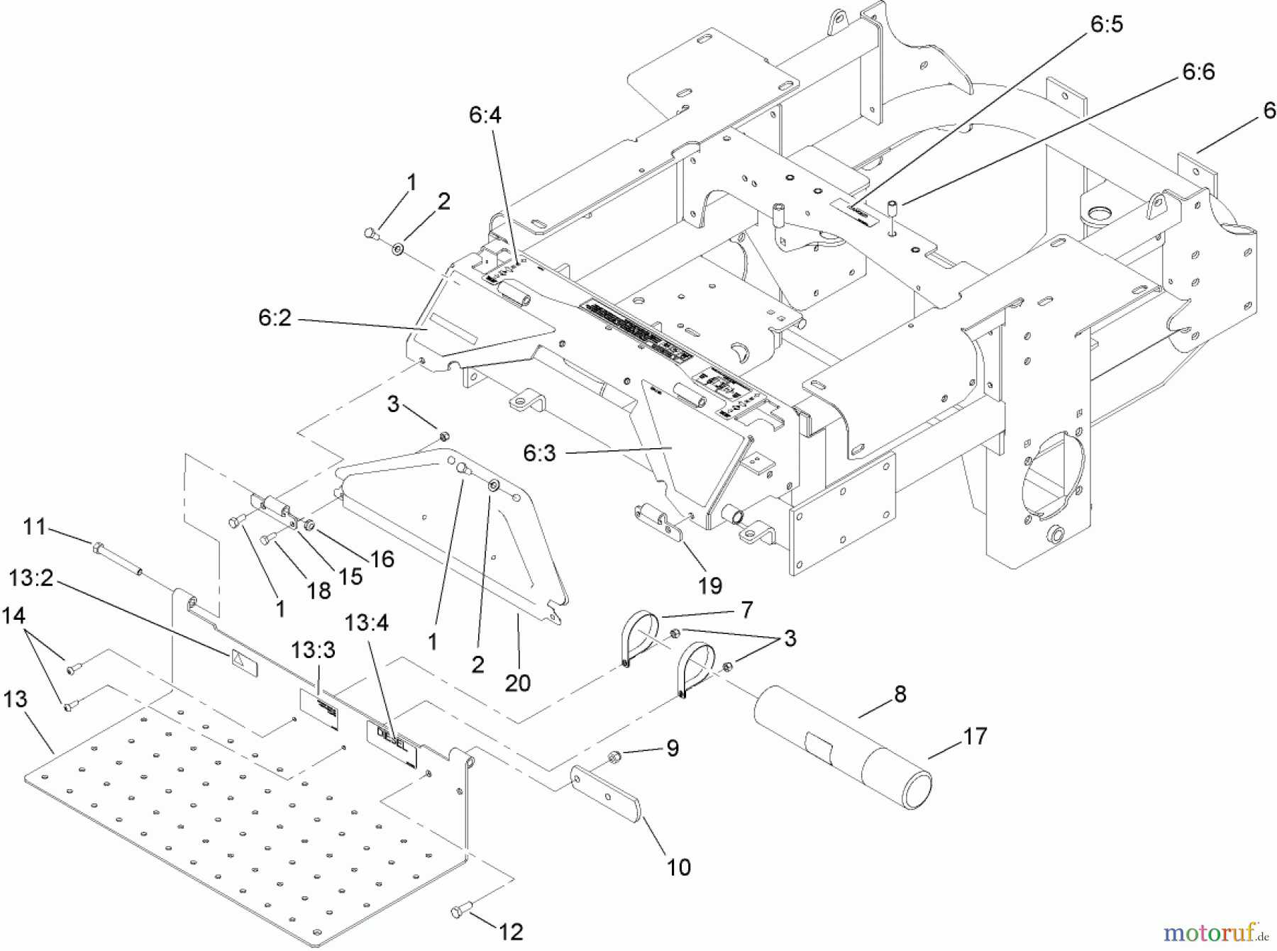  Zerto-Turn Mäher 74264 (Z593-D) - Toro Z Master Mower, 52