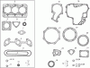 Zerto-Turn Mäher 74264TE (Z580-D) - Toro Z Master Mower, 132cm TURBO FORCE Side Discharge Deck (SN: 280000001 - 280999999) (2008) Ersatzteile GASKET KIT