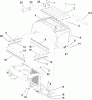 Zerto-Turn Mäher 74264TE (Z580-D) - Toro Z Master Mower, 132cm TURBO FORCE Side Discharge Deck (SN: 280000001 - 280999999) (2008) Ersatzteile HOOD ASSEMBLY