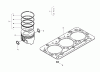 Zerto-Turn Mäher 74264TE (Z580-D) - Toro Z Master Mower, 132cm TURBO FORCE Side Discharge Deck (SN: 280000001 - 280999999) (2008) Ersatzteile PISTON KIT