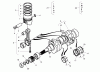 Zerto-Turn Mäher 74264TE (Z593-D) - Toro Z Master Mower, 132cm TURBO FORCE Side Discharge Deck (SN: 270000001 - 270999999) (2007) Ersatzteile PISTON AND CRANKSHAFT ASSEMBLY