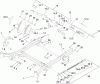 Zerto-Turn Mäher 74265TE (Z580-D) - Toro Z Master Mower, 152cm TURBO FORCE Side Discharge Deck (SN: 310000001 - 310999999) (2010) Ersatzteile FRONT FRAME ASSEMBLY