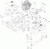 Zerto-Turn Mäher 74265TE (Z580-D) - Toro Z Master Mower, 152cm TURBO FORCE Side Discharge Deck (SN: 311000001 - 311999999) (2011) Ersatzteile FUEL SYSTEM AND THROTTLE CONTROL ASSEMBLY