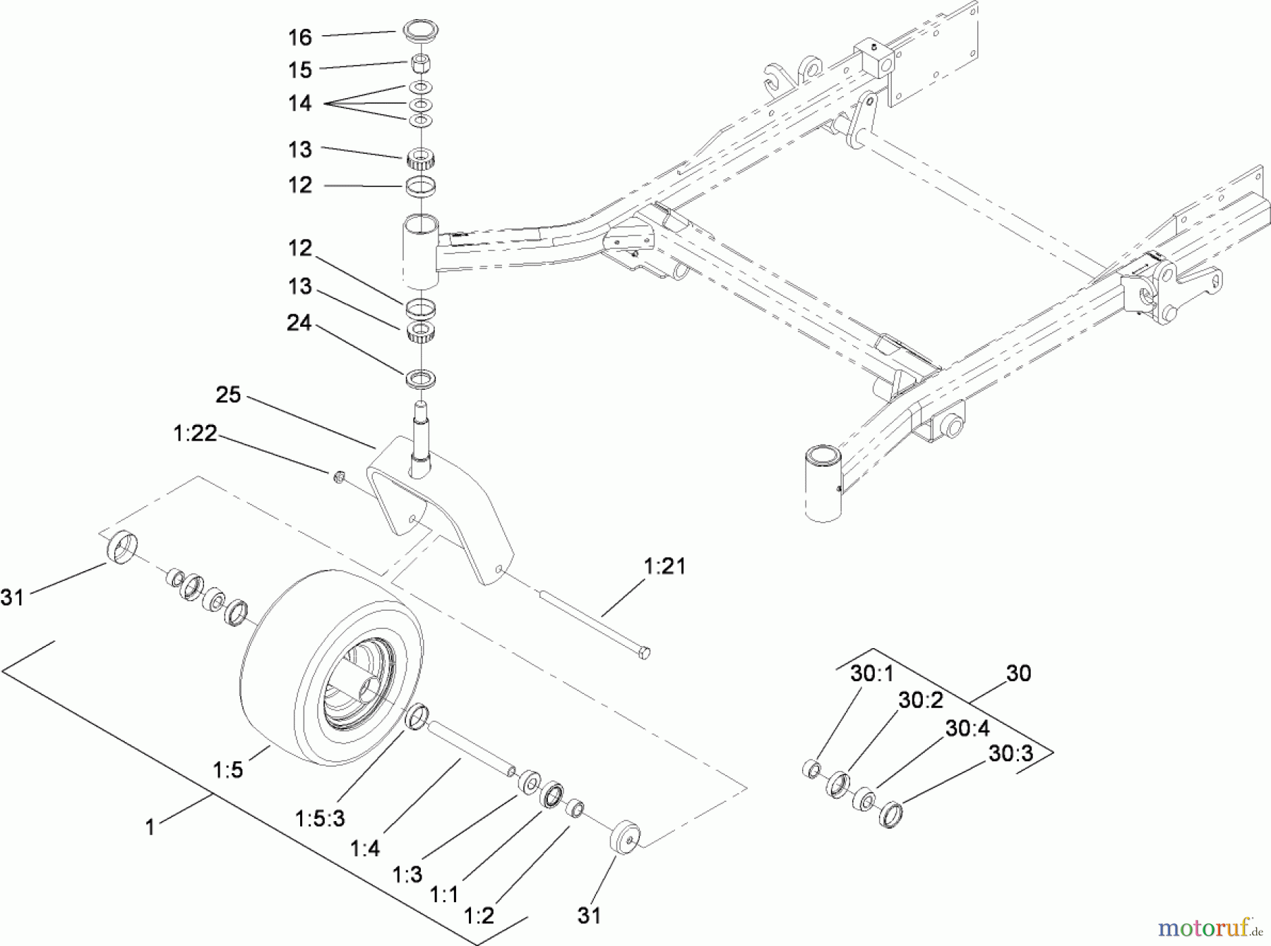  Zerto-Turn Mäher 74266 (Z580-D) - Toro Z Master Mower, 52