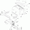 Zerto-Turn Mäher 74266 (Z580-D) - Toro Z Master Mower, 52" TURBO FORCE Side Discharge Deck (SN: 280000001 - 280999999) (2008) Ersatzteile HOOD ASSEMBLY