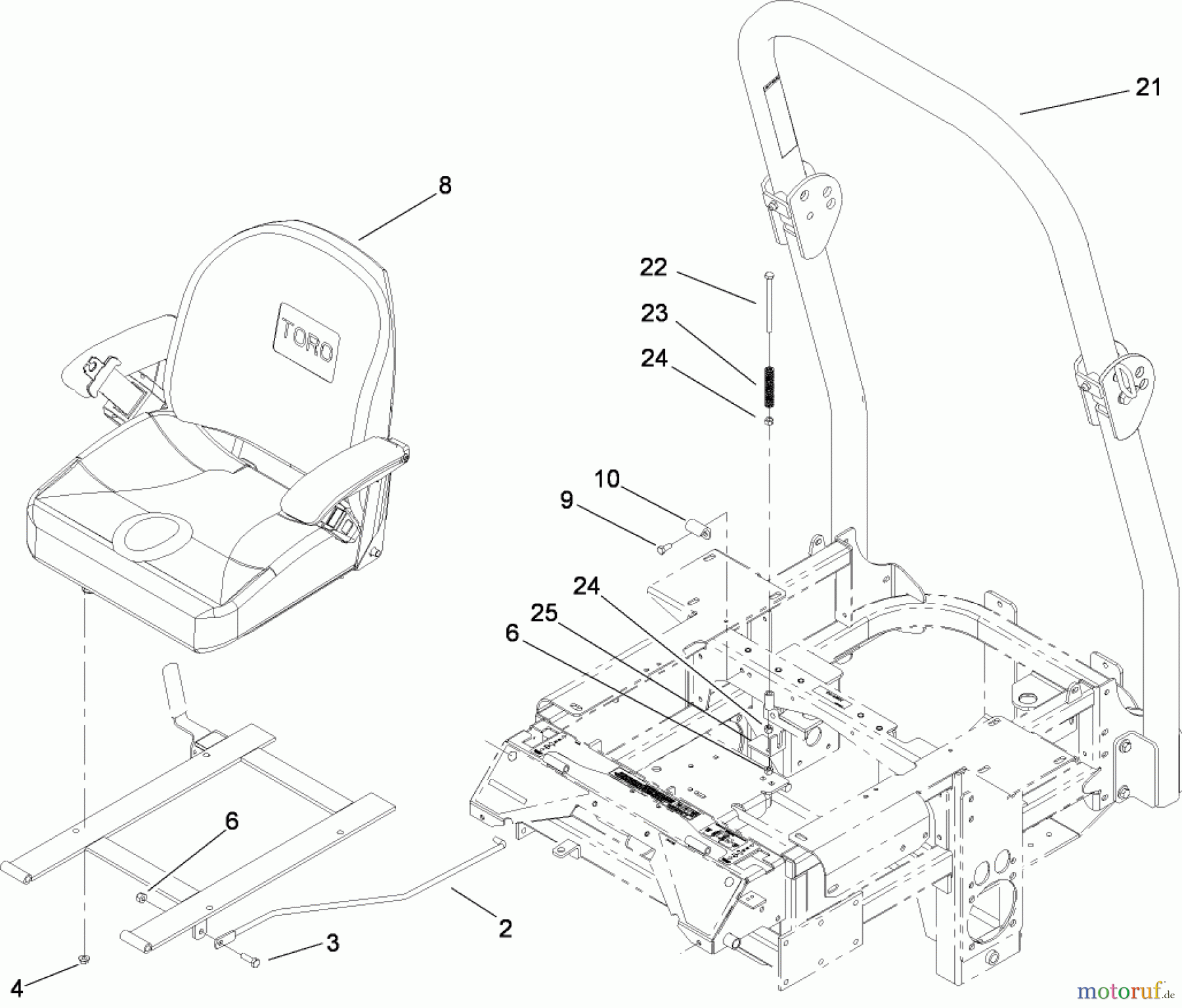  Zerto-Turn Mäher 74266 (Z580-D) - Toro Z Master Mower, 52