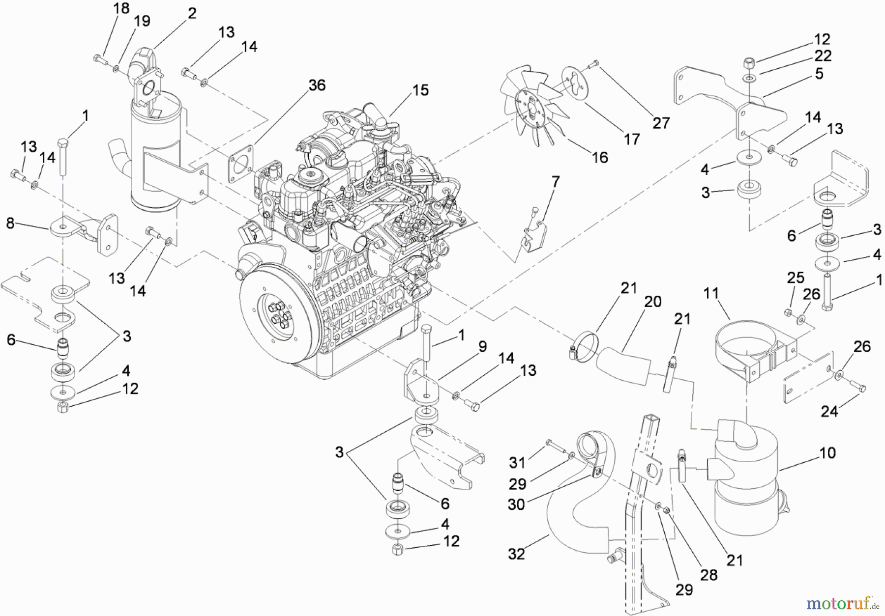  Zerto-Turn Mäher 74266 (Z580-D) - Toro Z Master Mower, 52