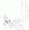 Zerto-Turn Mäher 74266 (Z580-D) - Toro Z Master Mower, 52" TURBO FORCE Side Discharge Deck (SN: 311000001 - 311999999) (2011) Ersatzteile HYDRAULIC HOSE ASSEMBLY