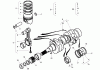 Zerto-Turn Mäher 74266 (Z580-D) - Toro Z Master Mower, 52" TURBO FORCE Side Discharge Deck (SN: 311000001 - 311999999) (2011) Ersatzteile PISTON AND CRANKSHAFT ASSEMBLY