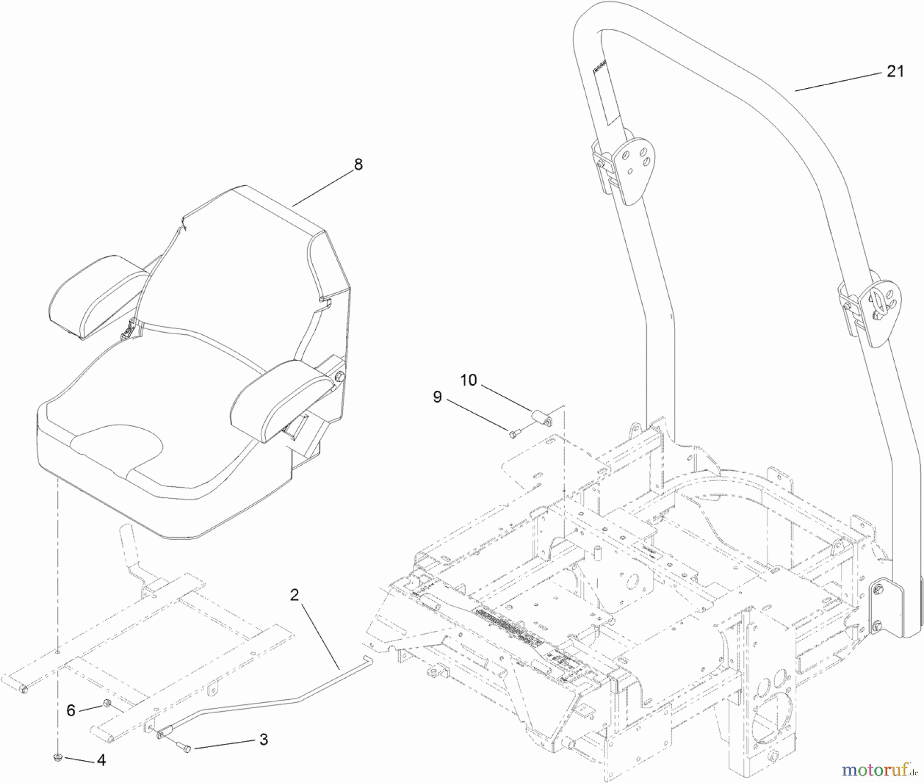  Zerto-Turn Mäher 74266 (Z580-D) - Toro Z Master Mower, 52