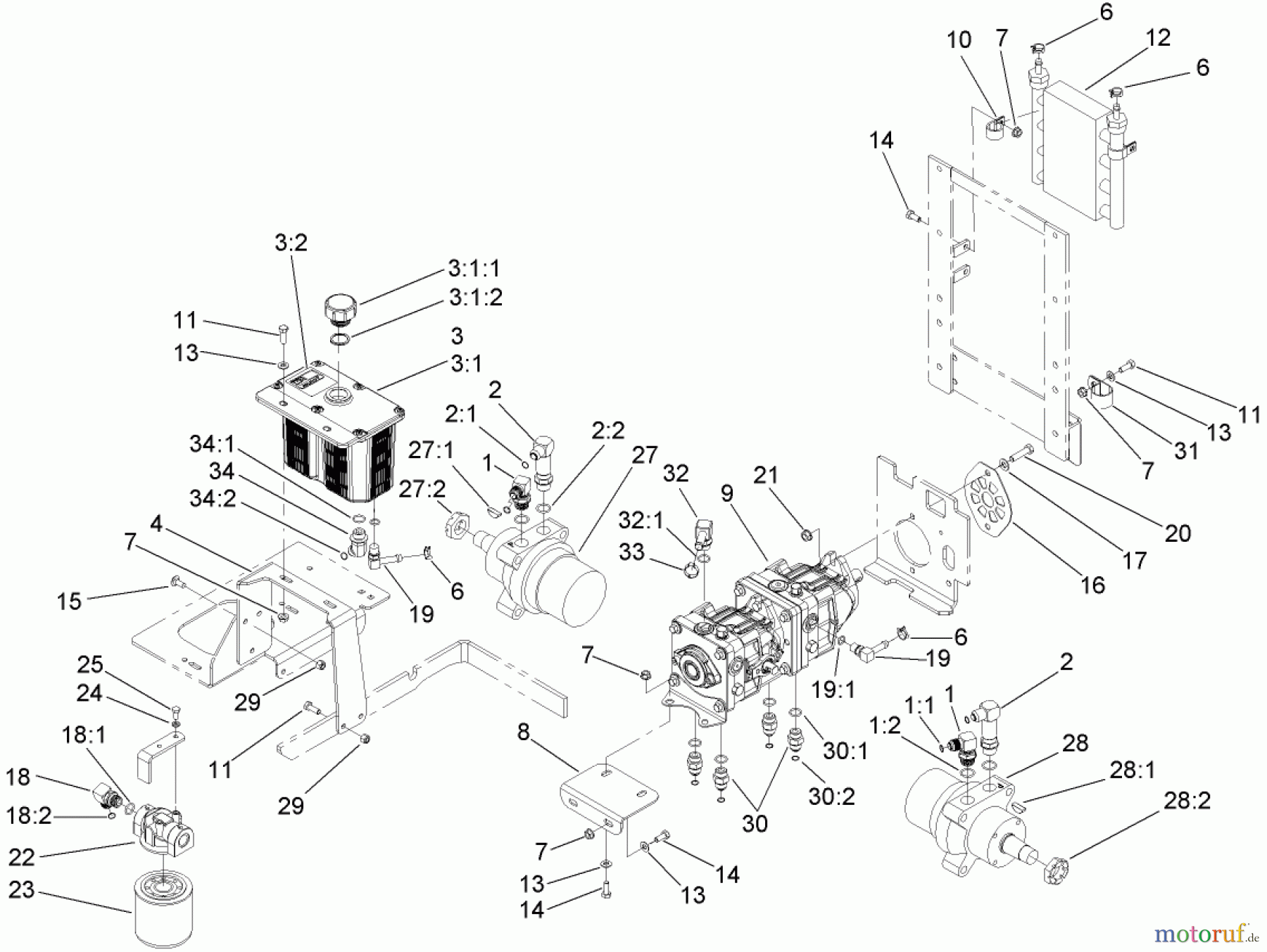  Zerto-Turn Mäher 74266 (Z595-D) - Toro Z Master Mower, 52