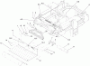 Zerto-Turn Mäher 74266 (Z595-D) - Toro Z Master Mower, 52" TURBO FORCE Side Discharge Deck (SN: 270000001 - 270000300) (2007) Ersatzteile TRACTION FRAME AND FLOOR PAN ASSEMBLY