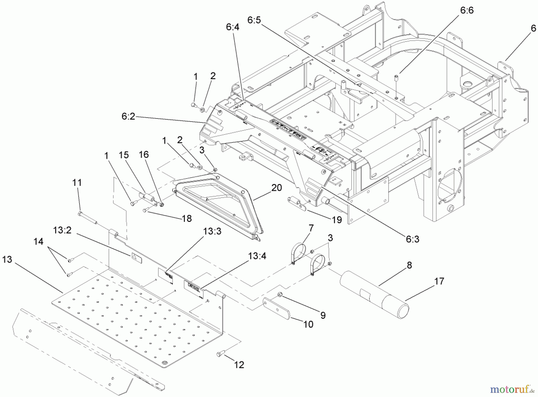  Zerto-Turn Mäher 74266 (Z595-D) - Toro Z Master Mower, 52