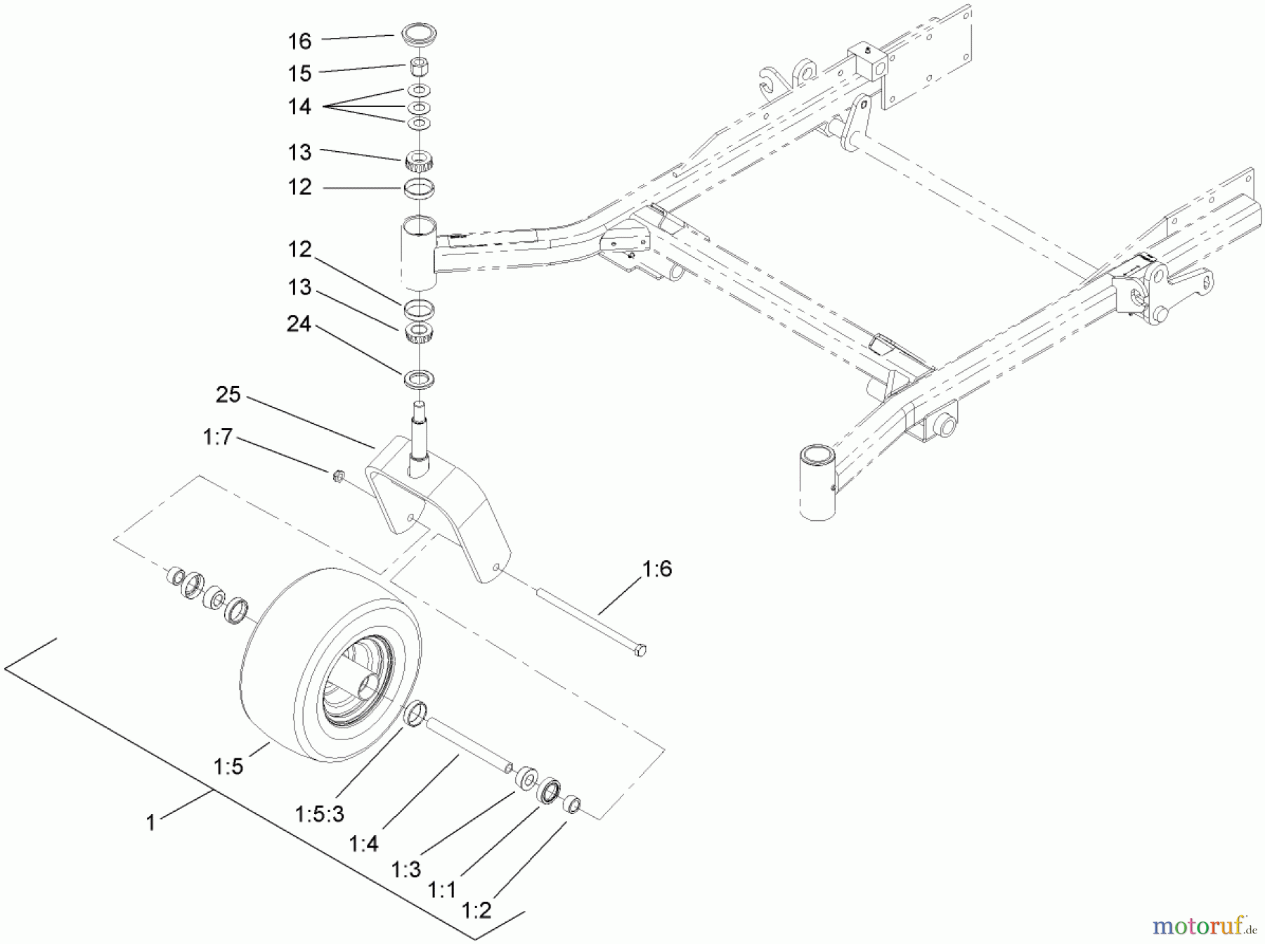  Zerto-Turn Mäher 74266 (Z595-D) - Toro Z Master Mower, 52