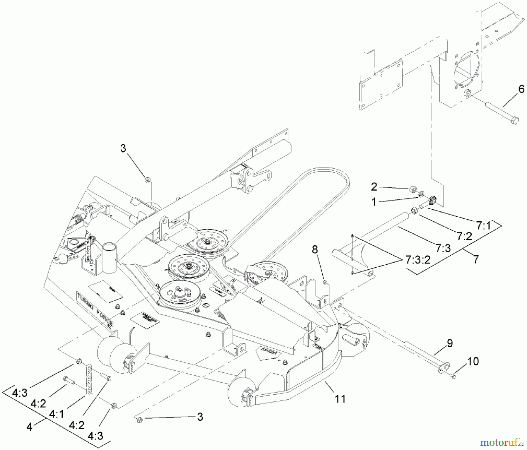  Zerto-Turn Mäher 74266 (Z595-D) - Toro Z Master Mower, 52